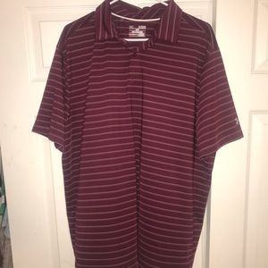 Under Armor striped collared shirt